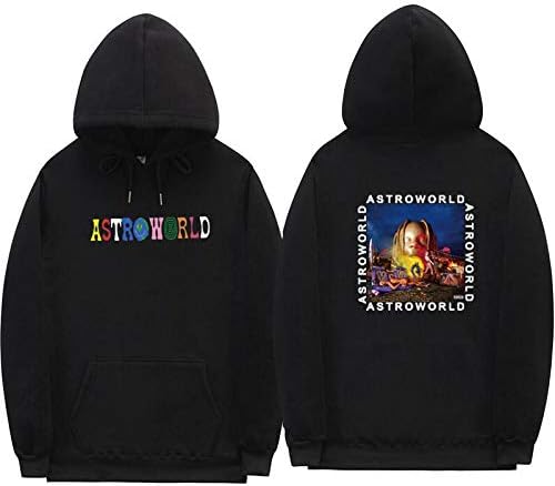 JJZHY Astroworld Travis Scotts Fashion Hot Personalized Print Hoodie Sweatshirt Unisex 7 Color