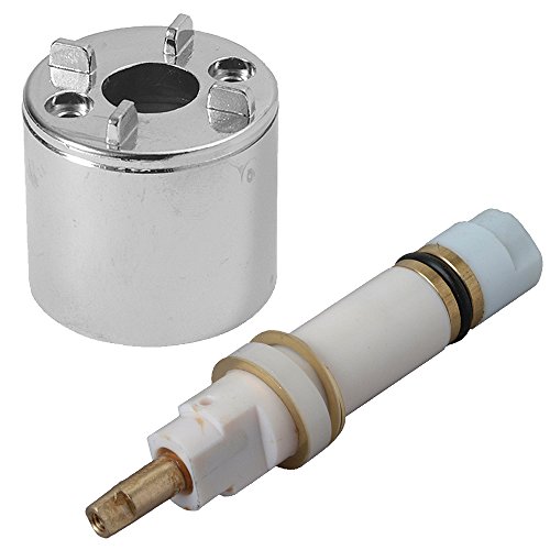 BrassCraft SLD1154 Mixet MS9AT C Single Handle Tub and Shower 4-1/2-Inch Stem with Retainer Nut, Chrome