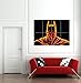 Doppelganger33 LTD Fractal Light Art Batman Orange Giant Wall Art Print Picture Poster G1166