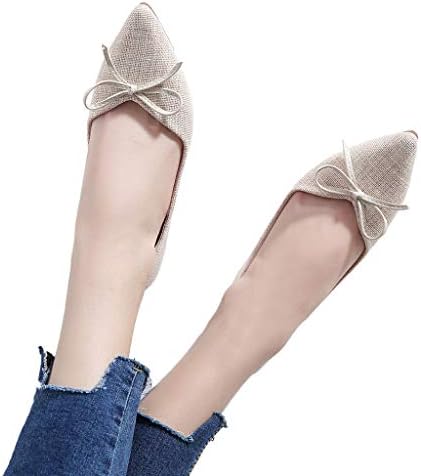kaifongfu Flat Shoes for Women Soft Single Shoes Ladies Wild Shoes