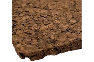 CLEVERBRAND Brown Cork Sheet 12 Inch X 36 Inch X 1 Inch Thick - 2 Pack