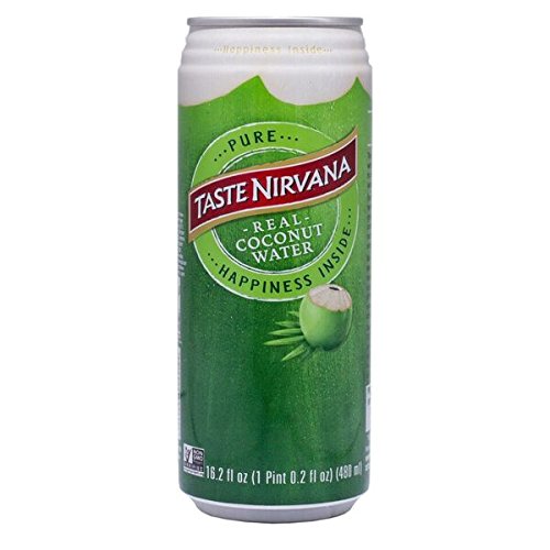 Taste Nirvana Real Coconut Water, 16.2 Ounce Cans Pack of 12 11street