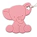 Teething Toy for your baby & toddler, Non-Toxic & BPA Free Unique Soothing Silicone Makes the Best Shower Gift for infants (Giraffe, Ball, Ring and Rattle Alternative) Designed in the USA – girl pink
