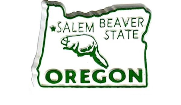 Oregon el Castor Estado Estados Unidos imán para nevera: Amazon.es ...