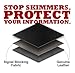 Judek RFID Blocking Wallet Genuine Leather, Slim Bifold Pocket Wallet for Men (1, Black)
