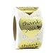 RBHK Gold Foil Thank You Sticker Heart Shape Labels, 500 Stickers per Roll (1 Roll)