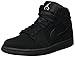 Nike Men's Air Jordan 1 Retro Mid Basketball Shoe Black/White-Black Size 10