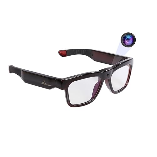 OhO sunshine 128GB WiFi Camera Glasses,Streaming Video-only
