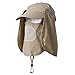 HOVEOX UV 50+ Sun Protection Fishing Flap Hat Neck Protection Cap with Removable Sun Shield Mask for Baseball,Backpacking,Cycling,Hiking, Fishing, Garden, hunting Outdoor Camping Activities
