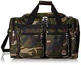 Rockland Duffel Bag, Camouflage, 19-Inch