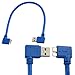 30cm USB 3.0 A Male to Micro B Plug 10 pin 90 Degree Right Angle Cable Cord