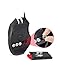 [Wired Gaming Mouse 4000 DPI 9 Buttons] EasySMX V18 Optical Mouse Weight Tuning Set Non-slip Design with LED Light Fire/Sniper Button 4 Programmable Button for Laptop PC Computer Gamer (Black and Red)thumb 2