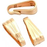 3 14K Gold Filled Pendant Large Snap Jewelry Bails New