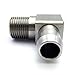 JSD 1037 Stainless Steel 90 Degree Heater Hose Fitting 1/2