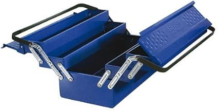 Caja de herramientas metálica 5 compartimentos-53 x 21 x 24,5 ...