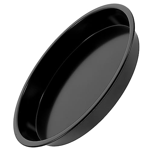 PEPLAYTAL Round Nonstick Baking Pan Carbon Steel Pizza Tray for Home Kitchen for Cakes and Cookies Easy to Clean and Store Bakeware