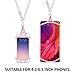 Cell Phone Lanyard Strap Universal Smartphone Case Cover Neck Holder Wrist Strap Compatible i Phone X 8 7 6 Plus Galaxy S9 S8 S7 Plus Note 8 Moto LG & More(Pink)