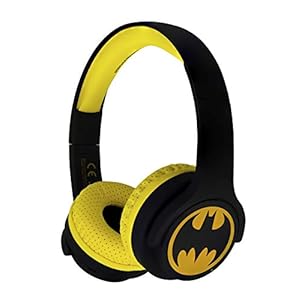 OTL Technologies Junior Batman Bluetooth kinderkoptelefoon (gevoerde beugel, volumebegrenzing tot 85 dB, bundig comic…