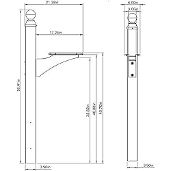 Gibraltar Mailboxes Landover Aluminum