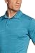 Three Sixty Six Golf Shirts for Men - Dry Fit Short-Sleeve Polo, Athletic Casual Collared T-Shirt Aqua Blue