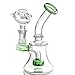 Mother Ship-Glass Glass Smokeless Rig Collectibles Tall 6 Inch Green