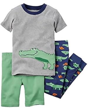 Carter's Little Boys 3 Piece Pajama Set, 12 Months