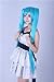 L-email Hatsune Miku Vocaloid Long Straight Ponytails Lolita Cosplay Wigs Blue