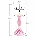 Charminer Mannequin Dress Jewelry Stand Earring Necklace Holder Display Stand Evening Dress Lady Figure