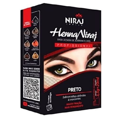Niraj Henna Sobrancelhas Preto, Niraj