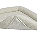 MidWest Homes for Pets QuietTime Dog Bed – White Fleece Bolster, Ultra-Soft and Machine Washable, Fits 36-Inch Crates and Carriers, for Medium to Large Breed Dogs