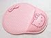 Famixyal Creative Cartoon Wrist Protected Computer Hello Kitty Polka Dot Bow PU Leather Wrist Rest Mouse Pad Mat Perfect Gift (Pink)
