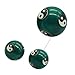 1.4'' Health Hand Balls Cloisonne Exercise Stress Balls Craft Collection (Taiji Green, s)