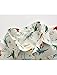 Abolai Boys' Short Sleeve One Pocket Dinosaur Pattern Woven Shirt White 130