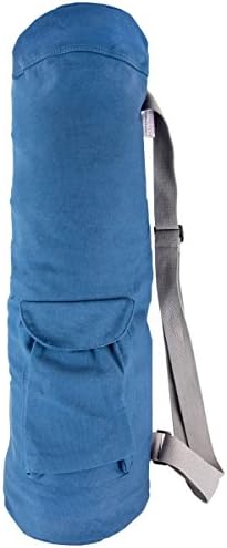 Limber Stretch Large Yoga Mat Bag 28x7" in durable Cotton Canvas, perfect Gym or Exercise Mat Bag