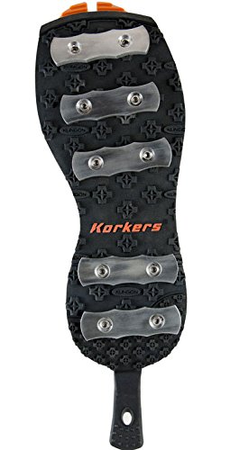 Korkers OmniTrax v3.0 AlumaTrax Accessory Sole, Black/Orange, 12