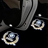 2X LED Gold Door Light Logo Projector Welcome Light For BMW