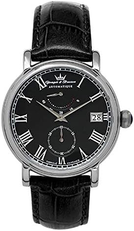 Amazon ヨンガー ブレッソン Yonger Bresson シャンボール Ybh56 01 ブラック文字盤 新品 腕時計 メンズ Ybh56 01 メンズ腕時計 腕時計 通販