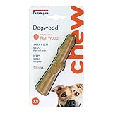 Petstages Dogwood Wooden Dog Chew Toy - Safe, Natural & Healthy Chewable Sticks - Tough Real Wood Chewing Stick for Dogs