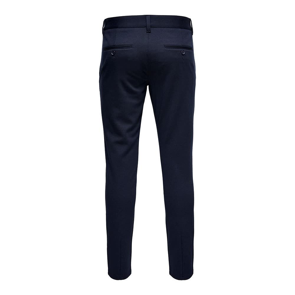 Only & Sons Herren Chino Hose ONSMARK - Slim Fit - Schwarz Grau Blau Grün, Größe:36W / 36L, Farbe:Night Sky 22010209 5