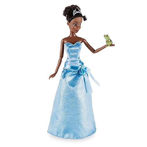 Disney Tiana Classic Doll with Naveen as Frog Figure - 12 Inch