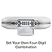Master Lock 5900D Set Your Own Combination Portable Safe, 9-17/32 in. Wide, White
