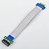 Tenext High Quality PCI-E 1X Riser Card Extender Cable Ribbon