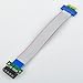 Tenext PCI-E 1X Riser Card Extender Cable Ribbon