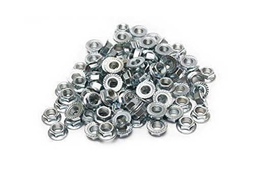 SRR Hardware Three Piece M7 Split Rim Serrated Assembly Nuts BBS OZ RH Schmidt Wheels Zinc Plated (1
