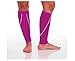 Bitly Calf Compression Sleeve - Leg Compression Socks for Shin Splint, & Calf Pain Relief - Men, Women, and Runners - Calf Guard for Running, Cycling, Maternity, Travel, Nurses (Pink)
