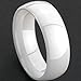 8mm White Ceramic Ring