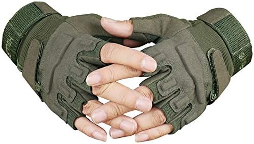 Us Army Tactical Fingerless Men Anti-skid Half Finger Military Shooting Mittens Glove