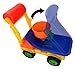 Beach Toys Sand Roller Dump Truck Set for Kids with Rake, Shovel, Sandwheel, Sailboats, & Mold