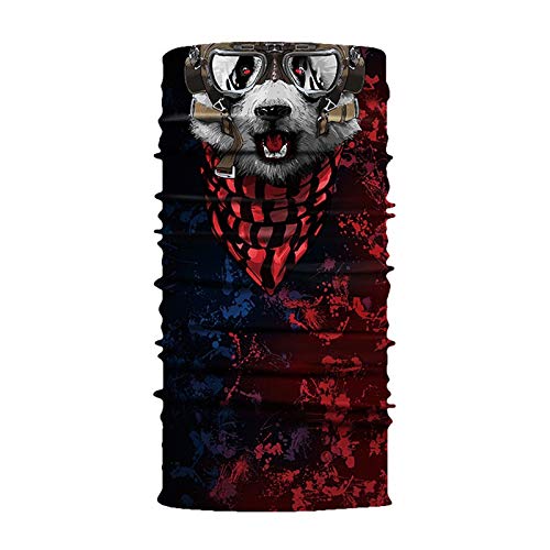 image for Glumes 3D Face Sun Mask, Neck Gaiter, Headwear, Magic Scarf, Balaclava