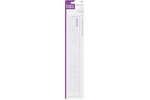 Crafter's Companion Metal Edge Acrylic Ruler Cutting Straight Edge-30cm, 30 cm